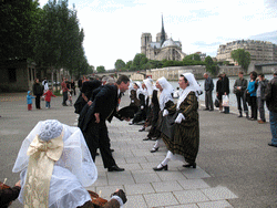 Les Pastoureaux de la Valoine : en scne sur les  bords de Seine (juin 2007)